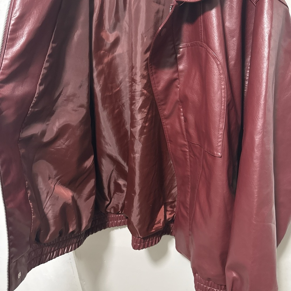 Princess Polly burgundy jacket - Picture 4 of 10
